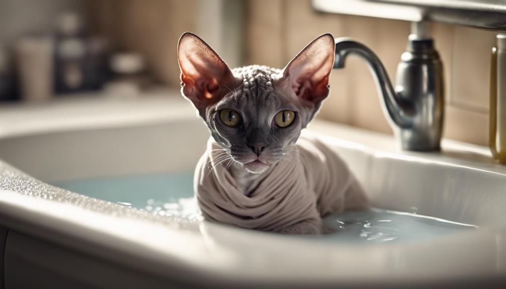 What Is the Best Way to Bathe a Devon Rex Cat?