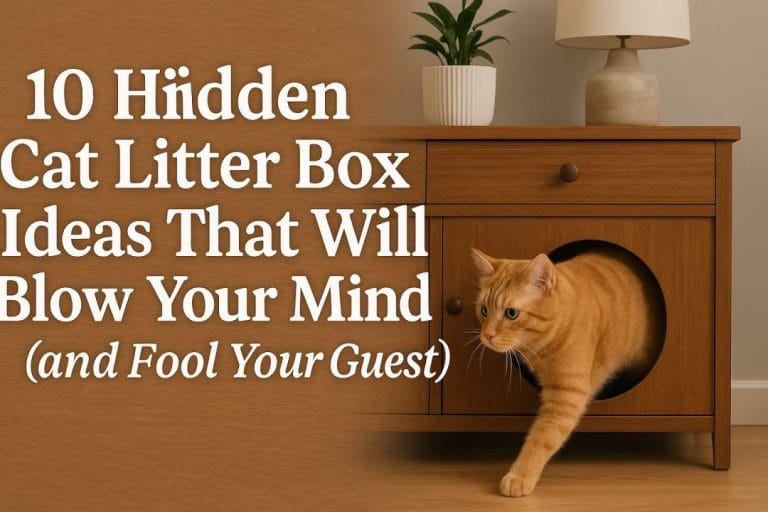 18 Hidden Cat Litter Box Ideas That Will Blow Your Mind (and Fool Your Guests)
