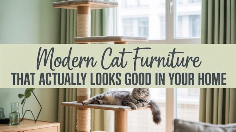 5 Modern Cat Furniture Ideas That Actually Look Good in Your Home