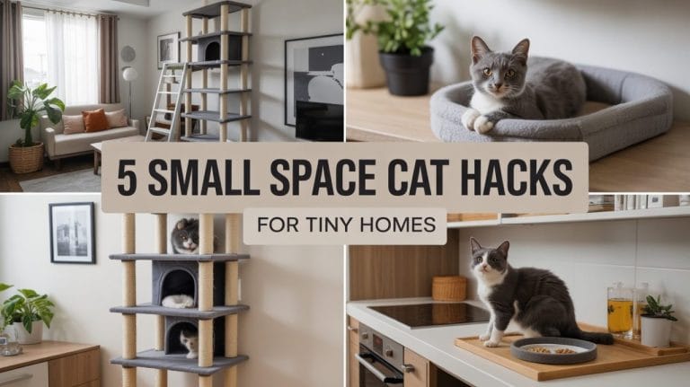 5 Smart Cat Apartment Ideas for Tiny Spaces