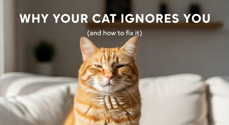 Why Your Cat Ignores You (And How to Fix It)