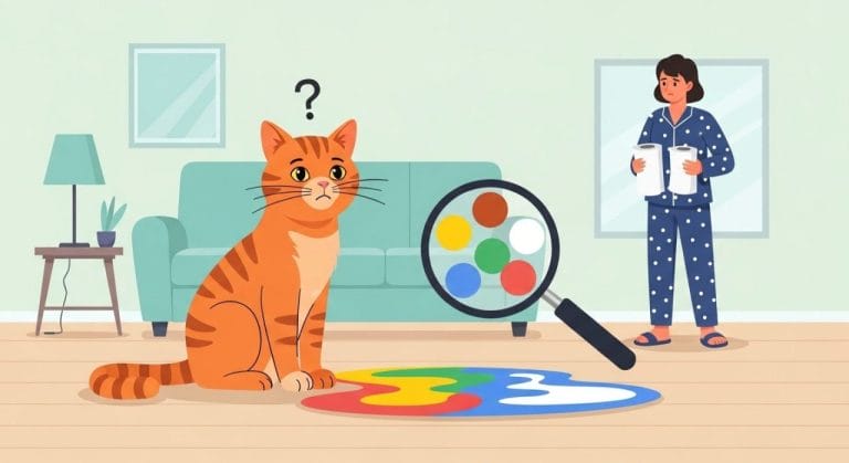 Cat Vomit 101: The Complete Cat Vomit Color Chart (And When to Actually Panic)