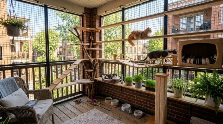 Cat Balcony Ideas: Safe Outdoor Spaces for Apartment Cats